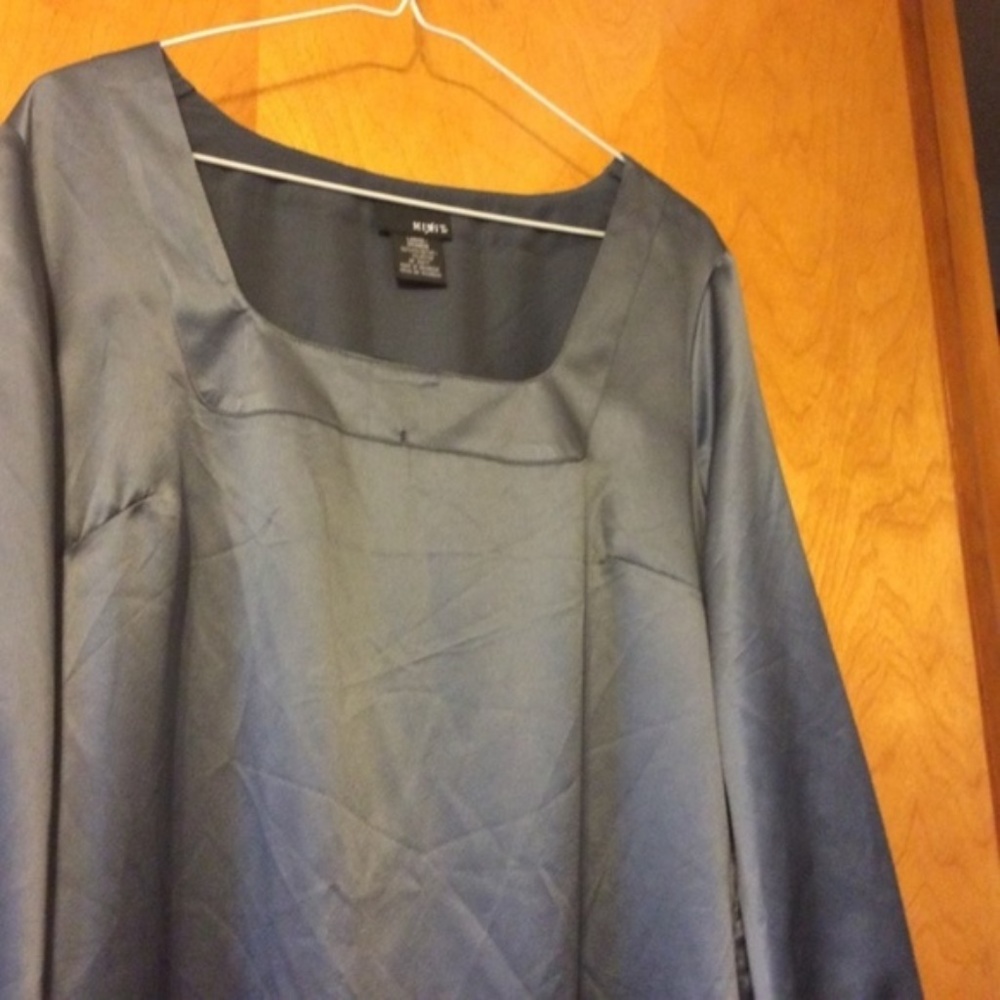 Silky Silvery Tunic